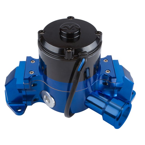 Sbf Billet Alum Electric Water Pump Blue