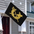 thumbnail image 3 of Fyon US Military Army Jag - Gold Flag banner with Grommets Man cave Decor 3x5Feet, 3 of 4