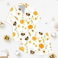 thumbnail image 4 of Ensemble de Pyjama Imitation Soie Imprimé pour Filles, 4 of 4