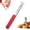 Red, variant on NovaBreeze 2 in 1 Apple Corer and Peeler, Stainless Steel Kitchen Gadget, Multi-Purpose Fruit & Veg Tool, Easy Grip Handle, Dishwasher Safe, Ideal for Apples, Bell Peppers, Tomatoes