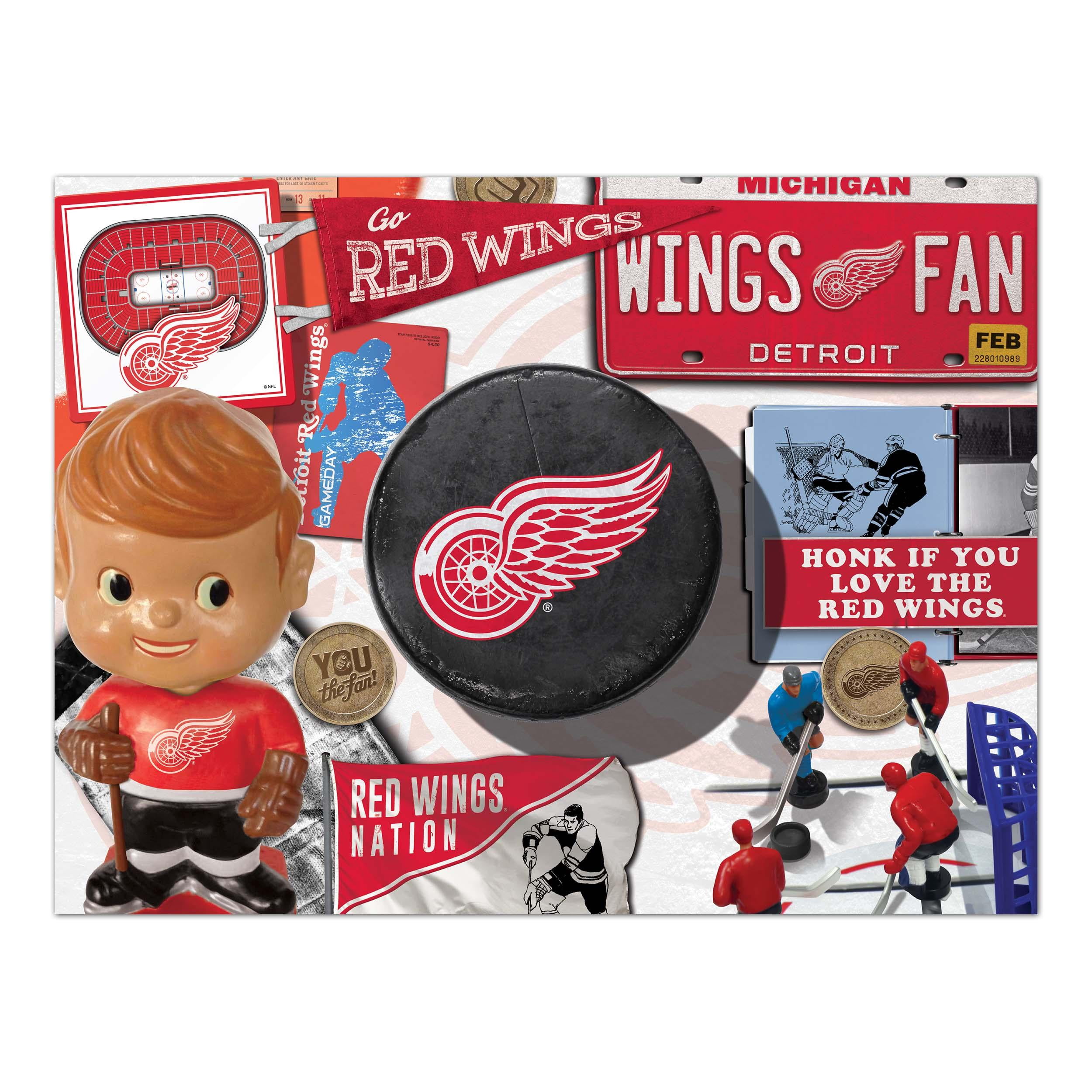YouTheFan NHL Detroit Red Wings Retro Series Puzzle – 500 PC