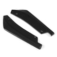 thumbnail image 2 of 1 Pair Car Universal Rear Bumper Lip Wrap Angle Splitters Wings Aprons Anti-Scratch Diffuser Winglet Protector Rear Spat, Carbon Fiber Look, 2 of 10