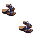 thumbnail image 2 of Guardurnaity 2 pack/lot Sandalias suaves y cálidas para mujer para en la oficina Zapatillas duraderas para mujer azul 42 1 azul 42.1 2Conjunto, 2 of 6
