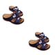thumbnail image 3 of Qarigey Sandalias de tacón para mujer clásicas y de moda de 2 piezas para bodas zapatillas cálidas Type7 NO7, 3 of 6