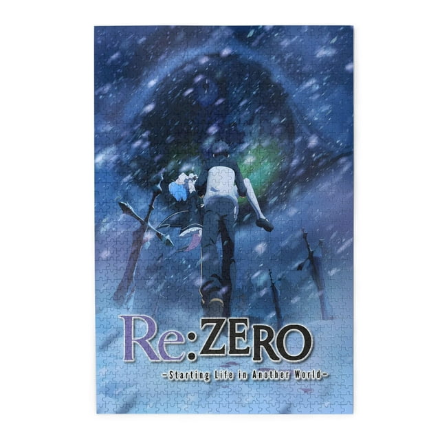 Casse-têtes d'Anime 29,5 x 19,5 Po, Re:Zero Casse-Têtes 1000 Pcs Casse-Têtes Amusants pour Adultes