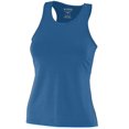 thumbnail image 1 of Ladies Poly/Spandex Solid Racerback Tank Xl Navy, 1 of 1