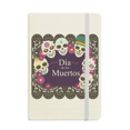 thumbnail image 1 of Carnet Illustration Jour des Morts Couverture Rigide en Tissu Journal Classique, 1 of 3