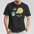 thumbnail image 2 of Photobomb Solar Eclipse T-Shirt, Funny "What Really Happens During a Solar Eclipse" Graphic Tee, Humorous Celestial Event Shirt for Men, Women, Kids, Astronomy Lover Comedic , Size 2XL, Color Black, 2 of 3