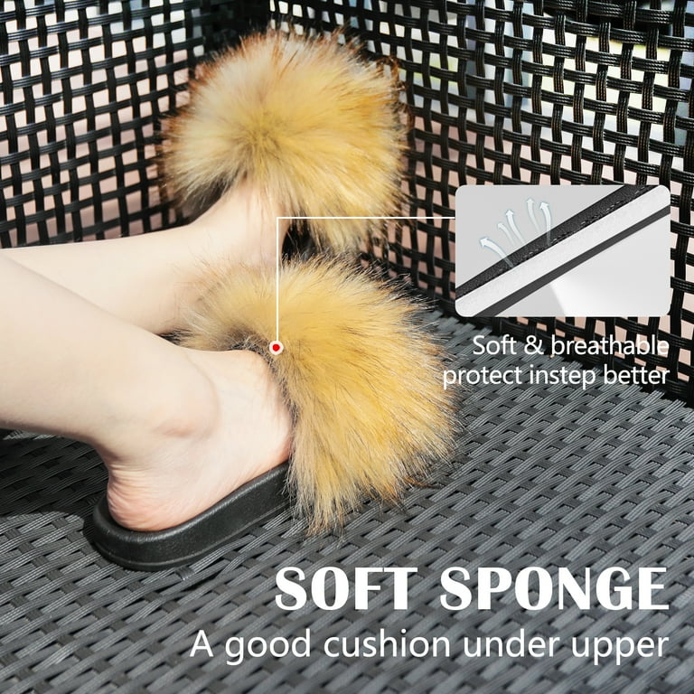 Big fluffy deals fur slides