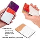 thumbnail image 5 of Cartera de TeléFono En Blanco para Sublimación de 20 Piezas - Tarjetero de Cuero PU para la Parte Posterior del TeléFono Pegar En iPhone Android DIY Blancos, 5 of 9