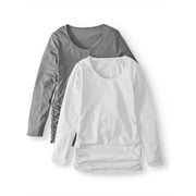 Maternity Long Sleeve Top, 2-Pack - Available in Plus Sizes