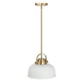 thumbnail image 6 of Robert Stevenson Lighting Arte - Industrial Metal 2-Tone Ceiling Light, White and Gold, 6 of 13