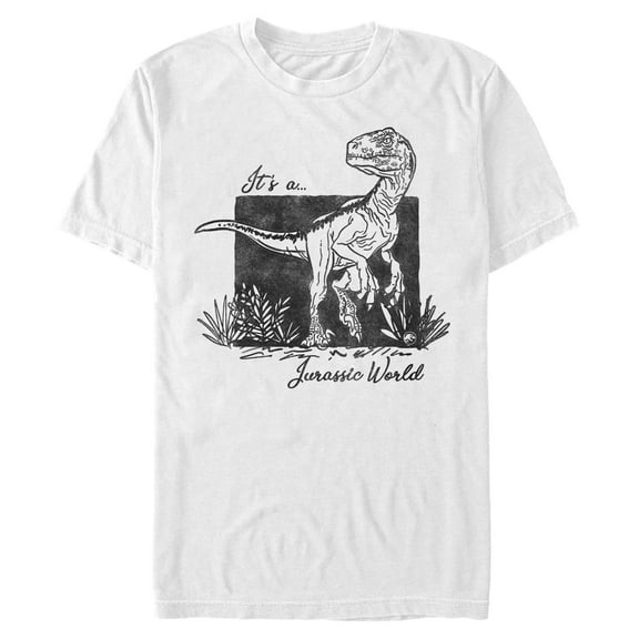 Mens Jurassic World Artistic Dino Painting T Shirt