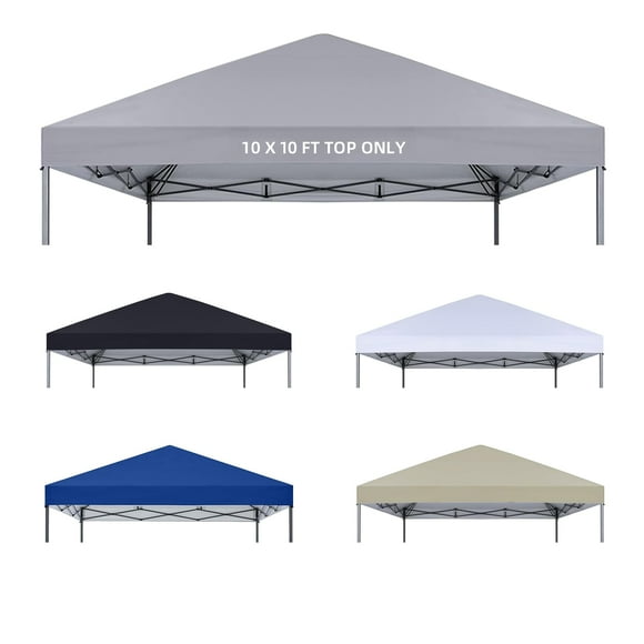 Cubierta de Repuesto para Toldo 10x10 pies Impermeable de Poliéster 420D