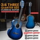 thumbnail image 3 of Guitarra acústica Pyle Beginner 3/4 Junior con accesorios, 3 of 7