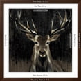 thumbnail image 5 of Art.com Young Buck Art Print by Liz Jardine, Brown Frame Wall Art, 38" x 38", 5 of 5