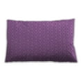 thumbnail image 1 of Ahgly Company Patterned Indoor Rectangular Dark Magenta Purple Lumbar Throw Pillow, 13 inch by 19 inch, 1 of 5
