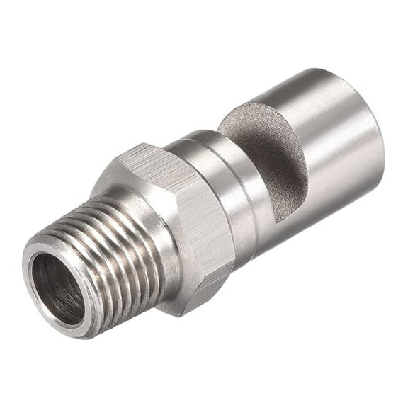 Uxcell 1/8 BSPT Stainless Steel Wide Angle Flat Fan Nozzle