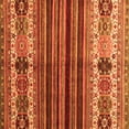 thumbnail image 1 of Ahgly Company Indoor Square Abstract Orange Contemporary Area Rugs, 6' Square, 1 of 1