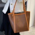 thumbnail image 4 of Bolso de mano de piel sintética elegante, resistente al agua y de gran capacidad para el trabajo, las compras y los viajes, 4 of 8