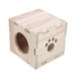 thumbnail image 2 of 1pc Hamster House Wooden Rat Playground Hamster Hideaway Cage, 2 of 2
