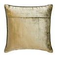 thumbnail image 3 of The HomeCentric Decorative Brown 18"x18" (45x45 cm) Throw Pillow Covers, Velvet Quilted, Patchwork & Chevron Throw Pillows For Sofa, Geometric Pattern Modern Style - Kiona, 3 of 3