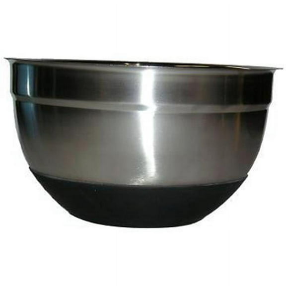 Stainless Steel German Nonskid 10.2 in. Bowl with Silicon Base