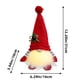 thumbnail image 5 of Wmhnj Muñeco de gnomo navideño con gorro de punto luminoso, luces brillantes, decoracin navideña, adorno de peluche para mesa, hogar y oficina, 5 of 7