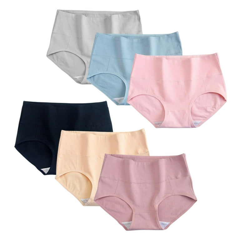 Spdoo Women's Cotton Underwear High Waist Stretch Briefs Soft