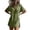 *Army Green, variant on Women's Summer Button Down Long Shirt, Ladies' Short Sleeve Collared Tunic Top, Casual Side Slit Beach Cover Up For Women,Army Green,S-2XL