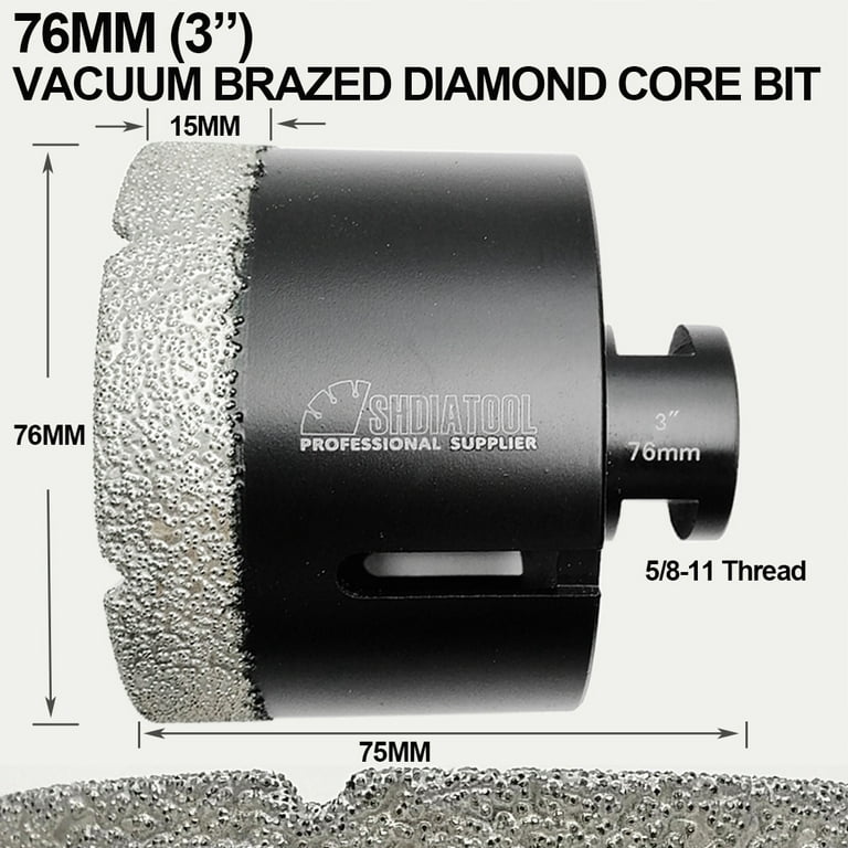 15mm diamond core clearance drill bit