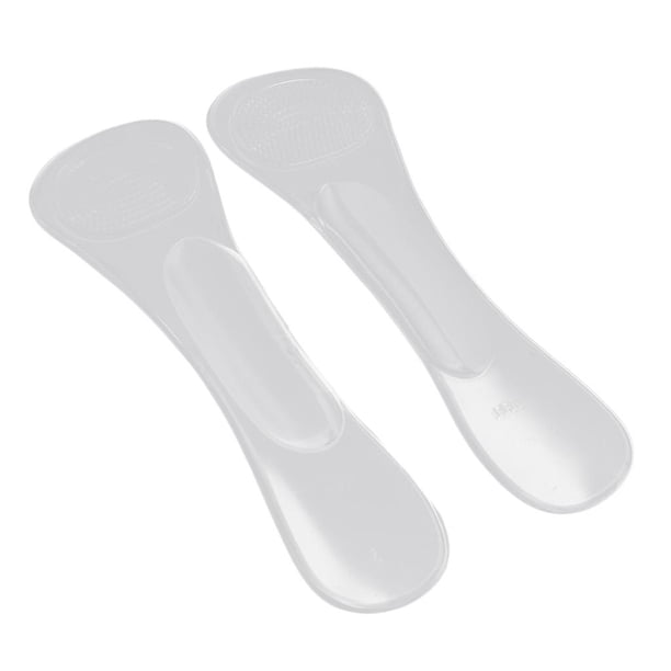 1 par de plils de para zapatos de para mujer, s de talón transparentes Cro Zulema Plantillas de alivio de tacón alto