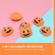 thumbnail image 5 of 20 adornos de calabaza de resina de Halloween con parte trasera plana para álbumes de recortes, 5 of 8