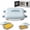 Blue, variant on Microwave Corn Steamer, Microwave Vegetable Steamer, Microwaves Corn Cooker, Food Grade Portable Steamers with Lid