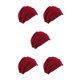 thumbnail image 1 of Qarigey Gorro de verano, gorro de moda, gorros de dormir multiusos, accesorios de ropa suaves, suministros para la cabeza, regalos de rosa 5piezas, 1 of 6
