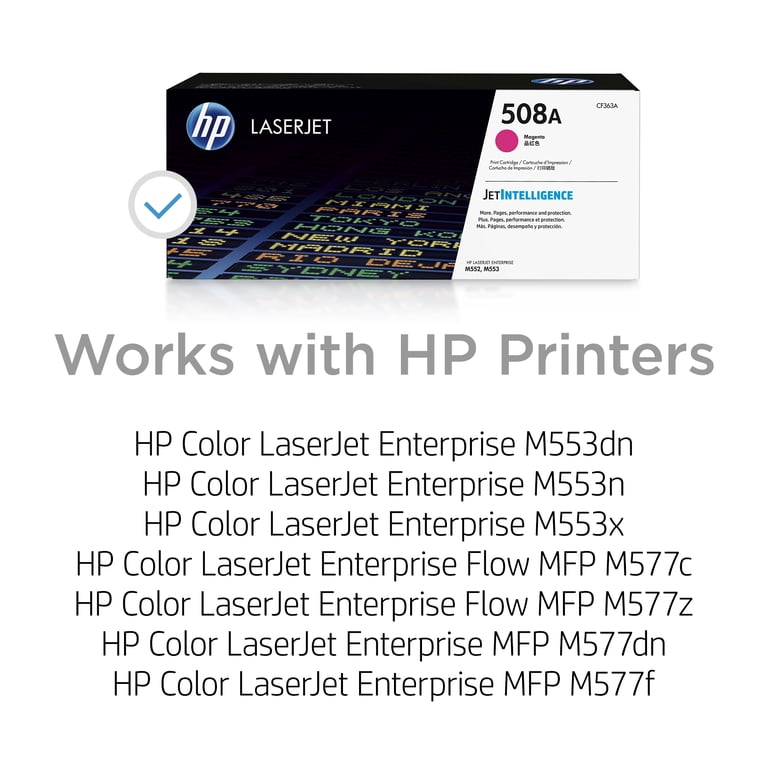 HP 純正 508A マゼンタ CF363A HP 508A (CF363A) Toner Cartridge, Magenta - Walmart.com