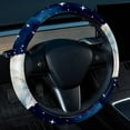 thumbnail image 2 of Starry Polar Bear 14.5 Inch Printing PVC Leather Steering Wheel Cover Auto Accessories, 2 of 6