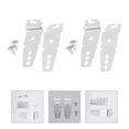 thumbnail image 1 of PAMINGONO 4pcs Dishwasher Replacement Rack Metal Silver for Prevent Shaking at Home, 1 of 8