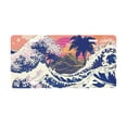 thumbnail image 7 of Stormy Ocean With Waves and Palm Trees License Plate Personalized License Plate Cover Aluminum Anti-Rust Metal Car Plates Tag Car Decoration Accessory for Men Women, 12" x 6", 7 of 7