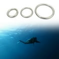 thumbnail image 3 of Beisidaer 1 Pcs 316 Stainless Steel Round O Rings Bcd Accessories Diving Equipment, 3 of 4