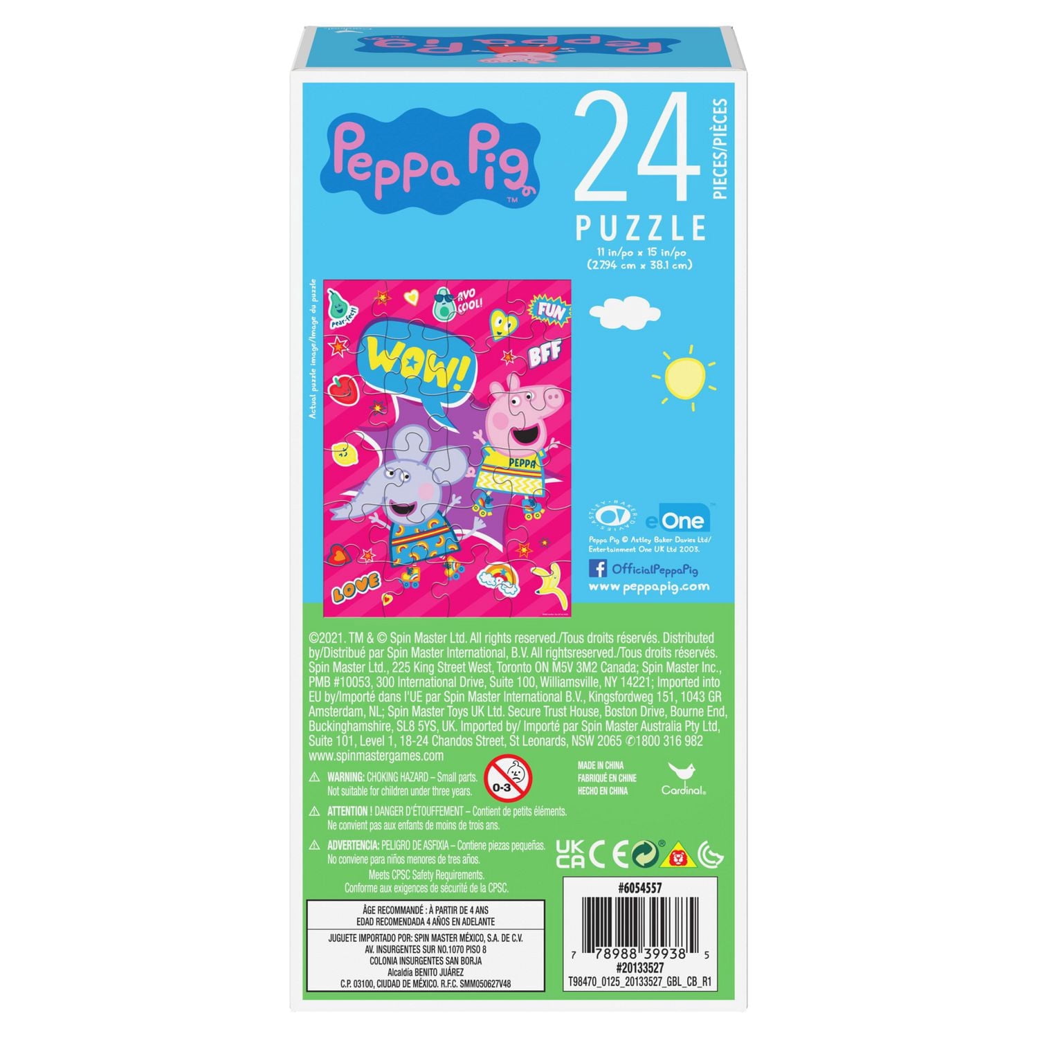 Puzzle Peppa Pig 24 pièces pour familles et enfants à partir de 4 ans