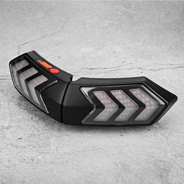 Luz de señal de giro para casco, luz LED inalámbrica para casco de motocicleta, luz de seguridad LED para casco, luz de advertencia para casco, rendimiento inigualable