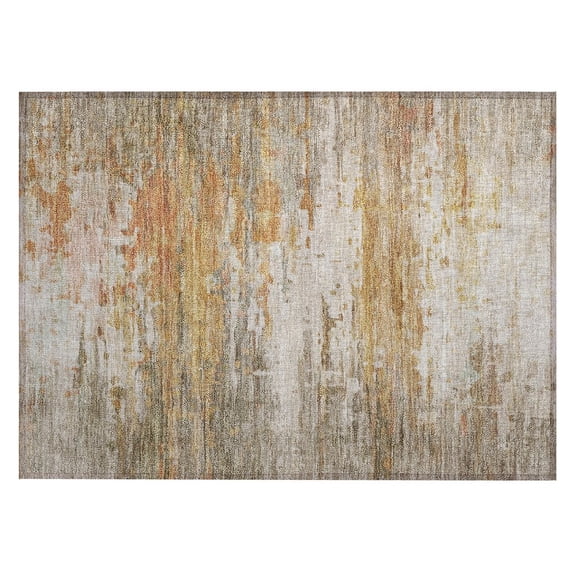 Dalyn Rugs Machine Washable Indoor/Outdoor Chantille ACN2034 Khaki 1'8" x 2'6" Rug