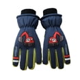 thumbnail image 3 of Guantes de esquí para niños con forro polar, cálidos, gruesos, impermeables, a prueba de viento, resistentes al frío, para exteriores, nieve, invierno, guantes cálidos para niños, 3 of 6