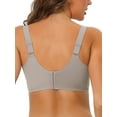 thumbnail image 3 of Allegra K Women's Adjustable Straps Minimizer Full Coverage Mesh Underwire Bra, 3 of 4