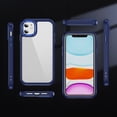 thumbnail image 2 of for iPhone 11 Clear Case, Non-Yellowing Shockproof Slim Phone Cover, Military-Grade Protection with Metal Lens Frame, Anti-Scratch Hard Case for iPhone 11, Darkblue, 2 of 8