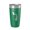Green, variant on Milford Lake Map Tumbler Travel Mug Insulated Laser Engraved Coffee Cup Kansas 20 oz Light Blue