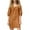 Brown, variant on Dresses for Women, Women's Square Collar Cotton Linen Dress Five Point Sleeve Puffed Sleeve Casual Dress Beach Dress for Women