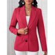 thumbnail image 1 of Saco Entallado de Mujer Elegante y Versátil Rojo Mediana, 1 of 5