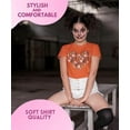 thumbnail image 6 of Womens Halloween Printed Short Sleeve T Shirts, Spooky, Pumpkin S-2XL, 6 of 6